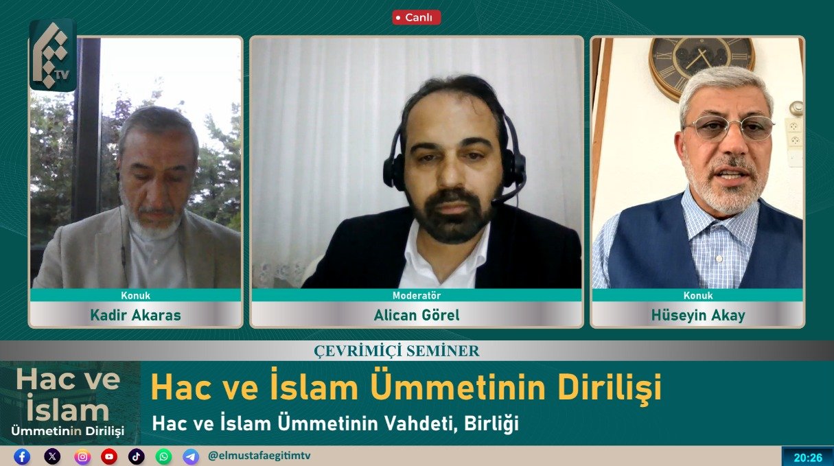 'Hac ve İslamın Dirilişi' Webinarları Başladı: İlk Oturum Vahdet Temalıydı